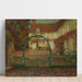 Reproduktion av målningen La Maison - Henri Le Sidaner