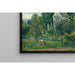 Reproduktion av målningen La Maison Rondest och dess trädgård vid Hermitage, Pontoise - Camille Pissarro