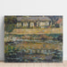 Reproduktion av målningen La Maison au Bord de l'Eau, Montreuil-Bellay - Henri Le Sidaner