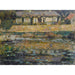 Reproduktion av målningen La Maison au Bord de l'Eau, Montreuil-Bellay - Henri Le Sidaner