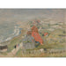 Reproduktion av målningen La Maison au Bord du Chemin ou Maisons sur la Falaise - Pierre Bonnard