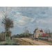 Reproduktion av målningen La Maison de Monsieur Musy, Route de Marly, Louveciennes - Camille Pissarro