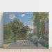Reproduktion av målningen La Maison de l'artiste à Argenteuil - Claude Monet