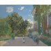 Reproduktion av målningen La Maison de l'artiste à Argenteuil - Claude Monet