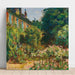 Reproduktion av målningen La Maison de l'artiste à Giverny - Claude Monet