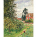 Reproduktion av målningen La Maison des Anglais, Éragny - Camille Pissarro