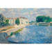 Reproduktion av målningen La Marne à Lagny - Henri Lebasque