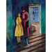 Reproduktion av målningen La Mère et la Fille - Moïse Kisling