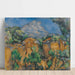 Reproduktion av målningen La Montagne Saint Victoire - Paul Cézanne