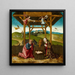 La Nativité - Francesco Di Simone Da Santacroce — inramlat konstverk på väggen