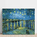 Reproduktion av målningen La Nuit étoilée sur le Rhône - Vincent Van Gogh