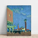 Reproduktion av målningen La Piazzetta, Venise - Maurice Denis