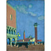 Reproduktion av målningen La Piazzetta, Venise - Maurice Denis