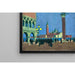 Reproduktion av målningen La Piazzetta, Venise - Maurice Denis