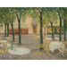 Reproduktion av målningen La Place des buveurs d'eau, Aix-les-Bains - Henri Le Sidaner