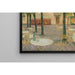 Reproduktion av målningen La Place des buveurs d'eau, Aix-les-Bains - Henri Le Sidaner