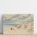 Reproduktion av målningen La Plage de Deauville - Henri Lebasque