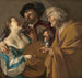 La Procuress - Dirck Van Baburen — vy av konstverket