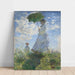 Reproduktion av målningen La Promenade - Claude Monet