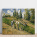 Reproduktion av målningen La Récolte, Pontoise - Camille Pissarro