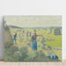 Reproduktion av målningen La Récolte des Foins, Éragny - Camille Pissarro