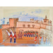Reproduktion av målningen La Relève de la Garde (1933) - Raoul Dufy