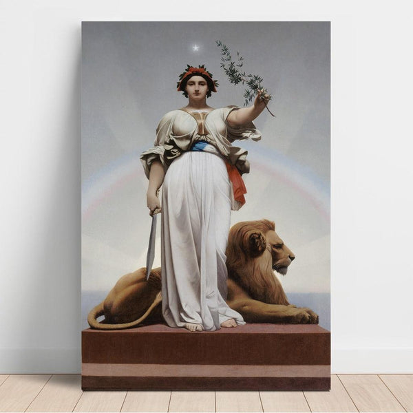 Reproduktion av målningen La République - Jean-Léon Gérôme