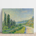 Reproduktion av målningen La Route De Vétheuil - Claude Monet