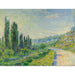 Reproduktion av målningen La Route De Vétheuil - Claude Monet