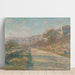 Reproduktion av målningen La Route de La Roche-Guyon - Claude Monet