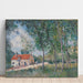 Reproduktion av målningen La Route de Moret à Saint-Mammès - Alfred Sisley