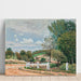 Reproduktion av målningen La Route de Verrières - Alfred Sisley