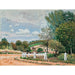 Reproduktion av målningen La Route de Verrières - Alfred Sisley