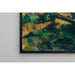 Reproduktion av målningen La Route tournante à Montgeroult - Paul Cézanne