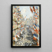 Reproduktion av målningen La Rue Montorgueil - Claude Monet