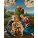 Reproduktion av målningen La Sainte Famille Canigiani - Raphael