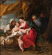 La Sainte Famille - Jan Van Den Hoecke — vy av konstverket