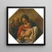 La Sainte Famille - Sebastiano Ricci — inramlat konstverk på väggen
