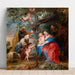 Reproduktion av målningen La Sainte Famille sous un pommier - Peter Paul Rubens