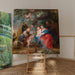 Reproduktion av målningen La Sainte Famille sous un pommier - Peter Paul Rubens