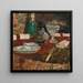 La Saucire och servettringarna - Édouard Vuillard — inramlat konstverk på väggen