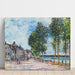 Reproduktion av målningen La Seine À Bougival - Alfred Sisley