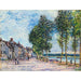 Reproduktion av målningen La Seine À Bougival - Alfred Sisley
