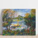 Reproduktion av målningen La Seine à Argenteuil - Pierre-Auguste Renoir