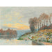 Konsttryck La Seine à Bougival (1874) - Alfred Sisley | Konsttryck