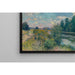 Reproduktion av målningen La Seine à Bougival (1876) - Alfred Sisley