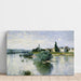 Reproduktion av målningen La Seine à Lavacourt - Claude Monet