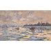 Reproduktion av målningen La Seine à Lavacourt, Débâcle - Claude Monet