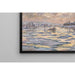 Reproduktion av målningen La Seine à Lavacourt, Débâcle - Claude Monet