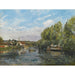 Reproduktion av målningen La Seine à Port-Marly - Camille Pissarro